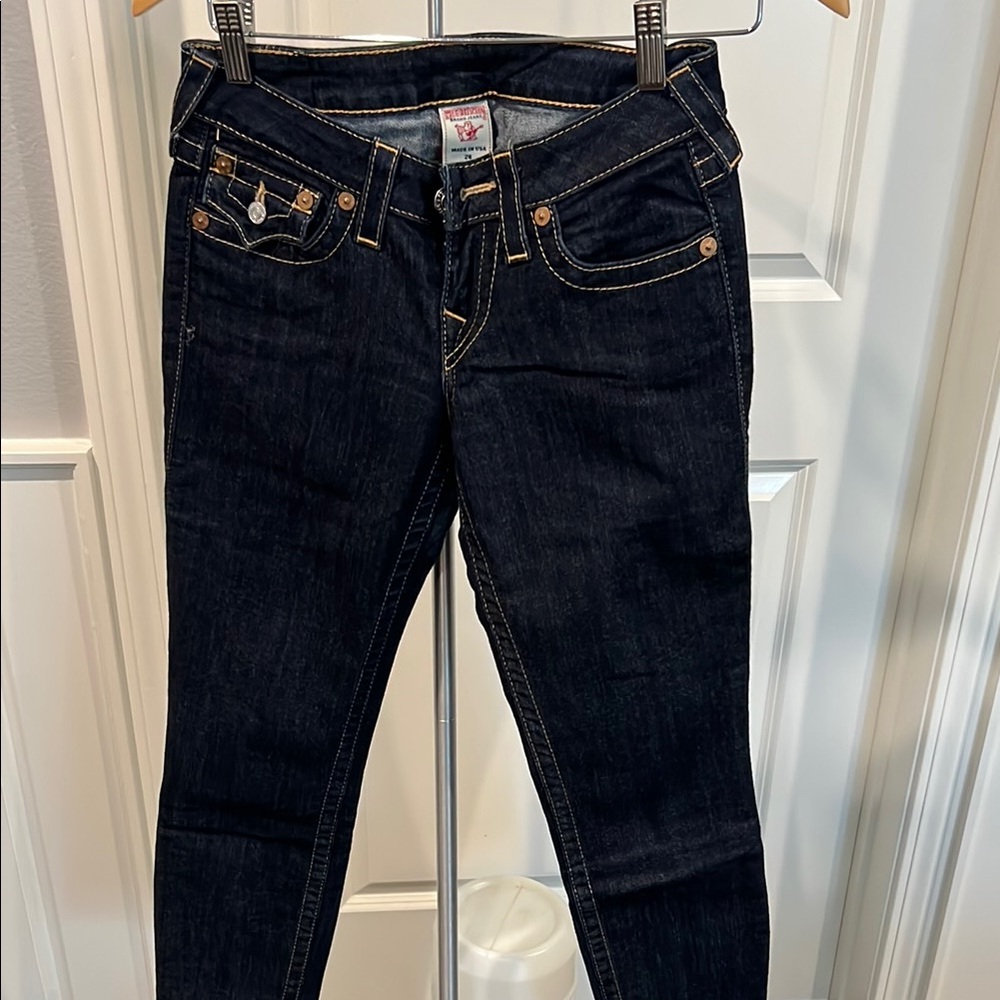 True Religion Women's Dark Blue Jeans women size 26.